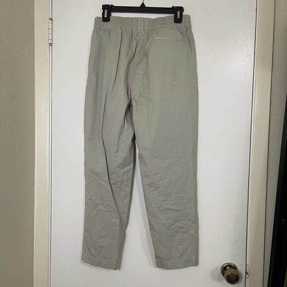 EVERLANE Stone beige pull on cotton khaki chino pants size US 6 - Picture 4 of 6